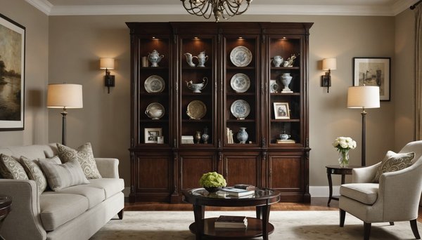 Mettez en valeur votre salon avec un meuble vitrine élégant